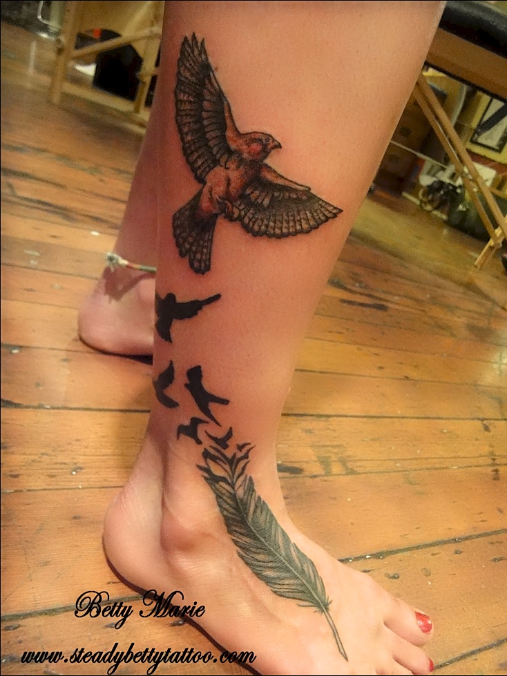 Aplomado Falcon Tattoo Alicia Arcidiacono
