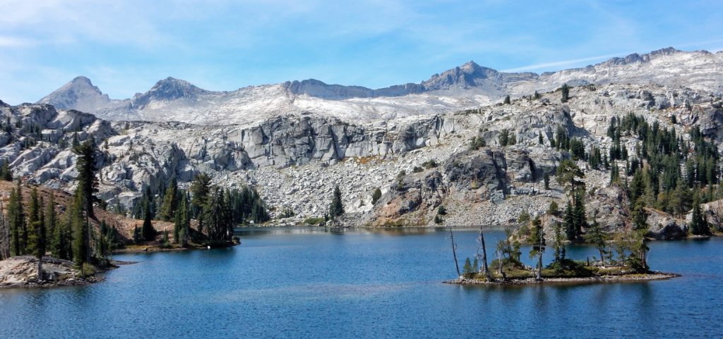 One of many subalpine lakes in Desolation Wilderness. 