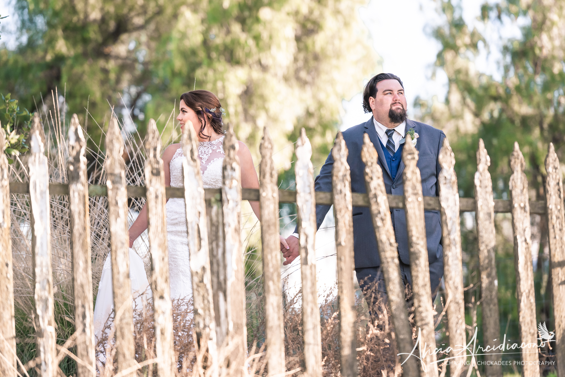 Paicines Ranch Rustic Fence Wedding