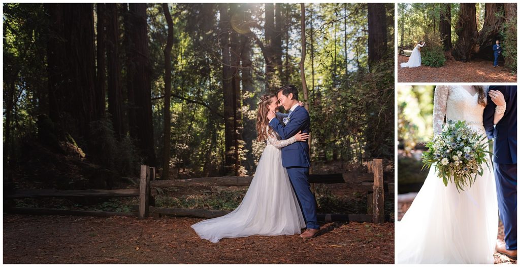 Roaring Camp Wedding Santa Cruz Redwoods