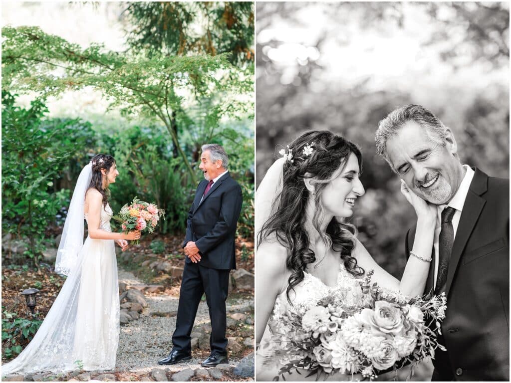 First look dad at Sand Rock Farm, Aptos, CA