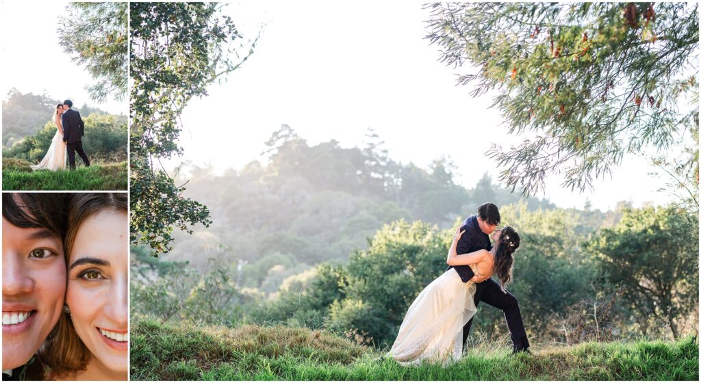 Romantic formals wedding Sand Rock Farm Aptos, CA