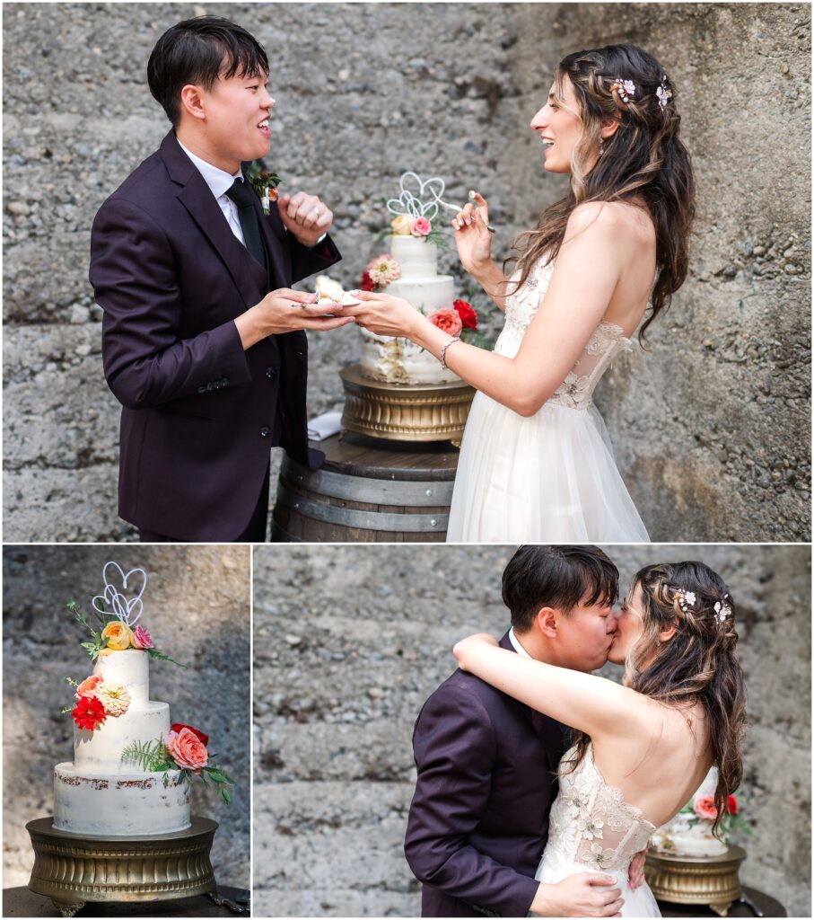 Cake cutting at sand rock farm