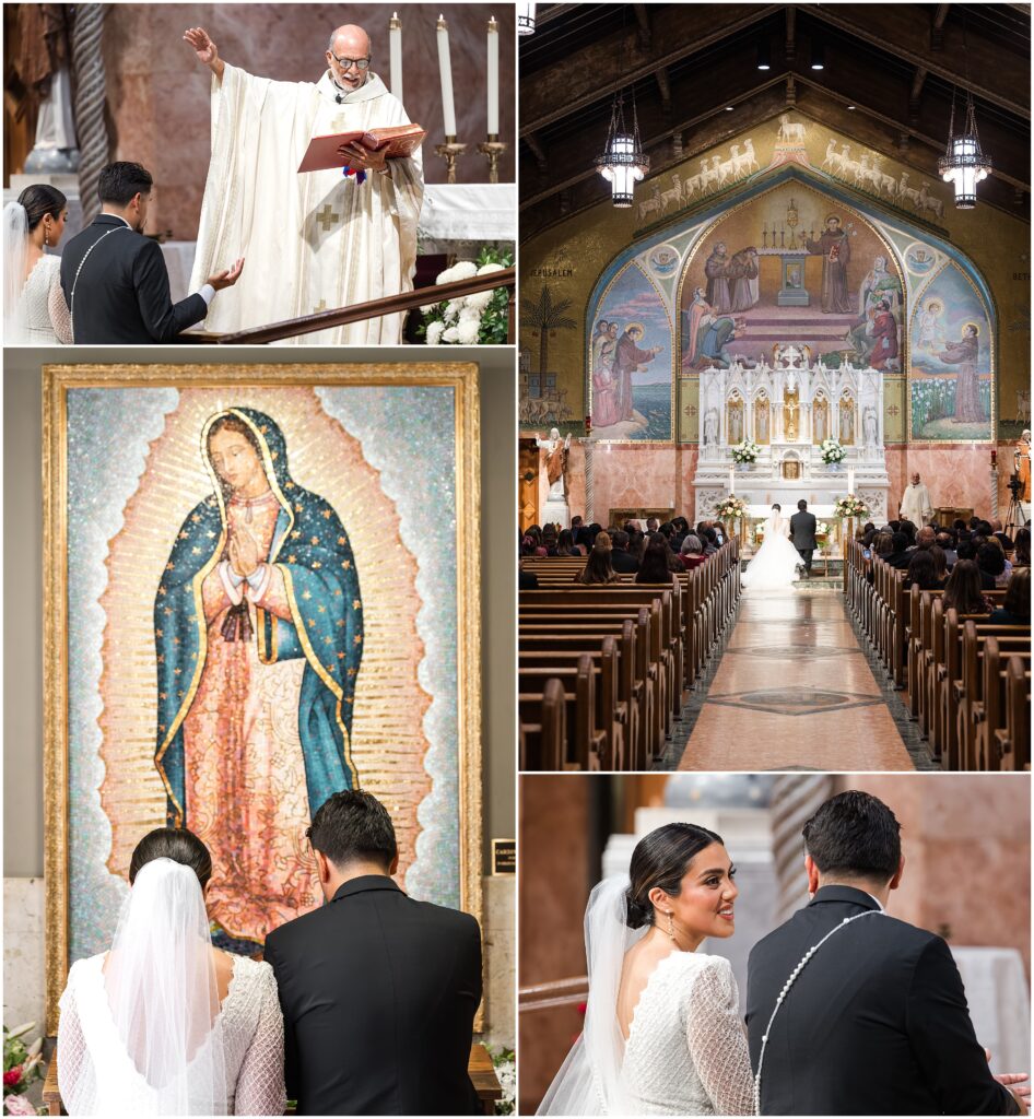 St Anthony Catholic Church Long beach Ceremony Wedding Photos